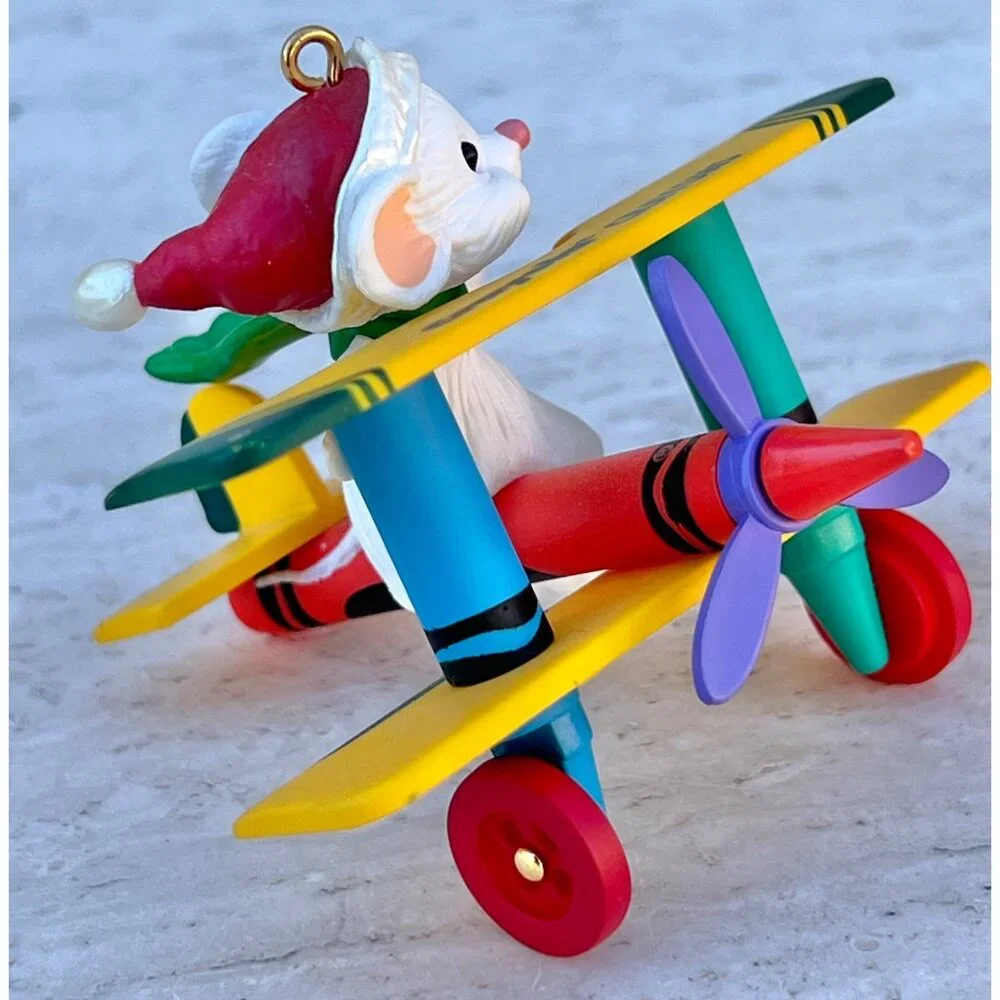 Hallmark Keepsake Collector’s Ornament 1996 Bright Flying Colors Crayola Mouse